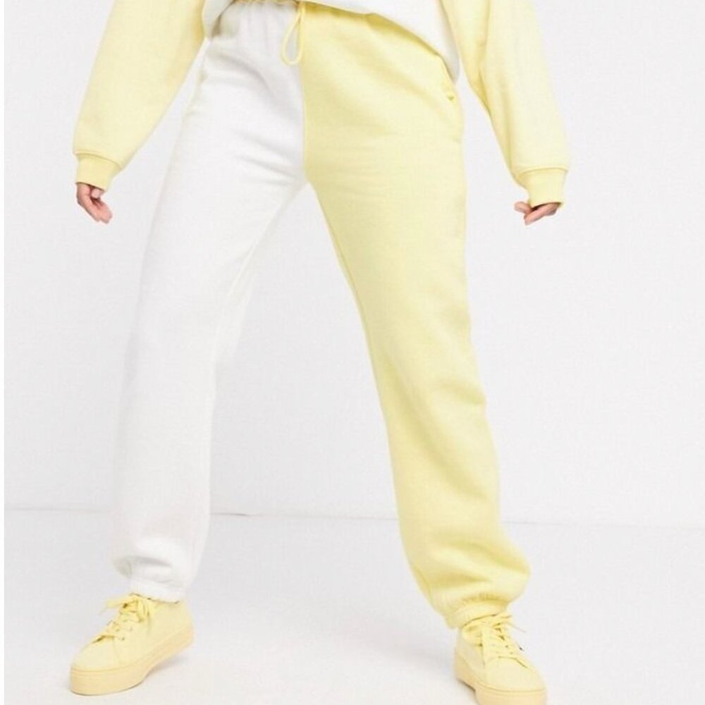ASOS Daisy Street colorblock joggers, size 8, NWT